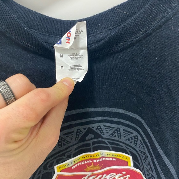 2014 World Cup 🌎 Brazil 🇧🇷 Budweiser shirt 🍺 - Picture 3 of 4